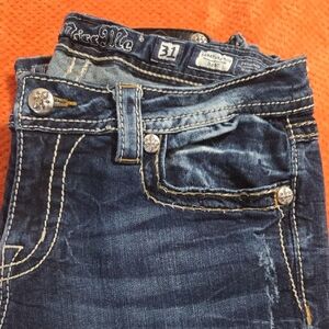 Miss Me Dark Blue Boot Cut Jeans